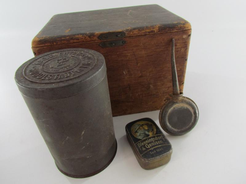 Wooden Box With Some Personal Items Included