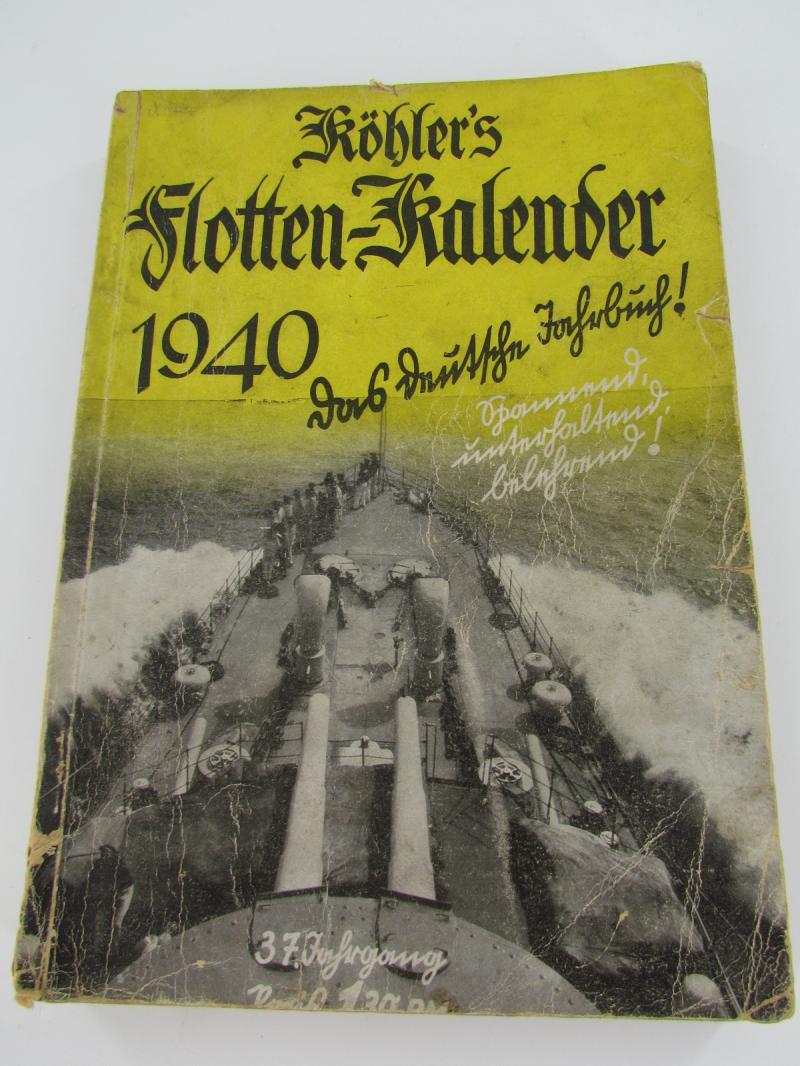 Köhlers Flotten-Kalender 1940