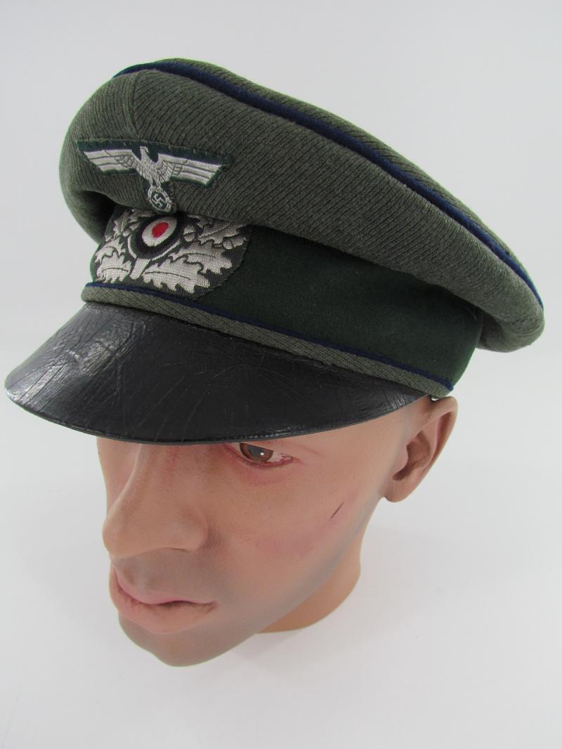 Wehrmacht ( Heer ) Medical Officers CRUSHER Visor Cap...Named
