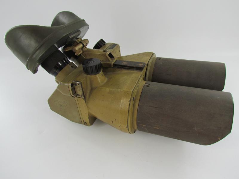 Tan German 10x80 Flak Binoculars marked dhl