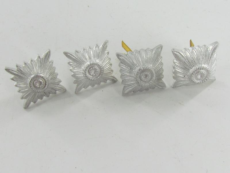 4x 12 mm Rank Pips for Wehrmacht or Waffen-SS