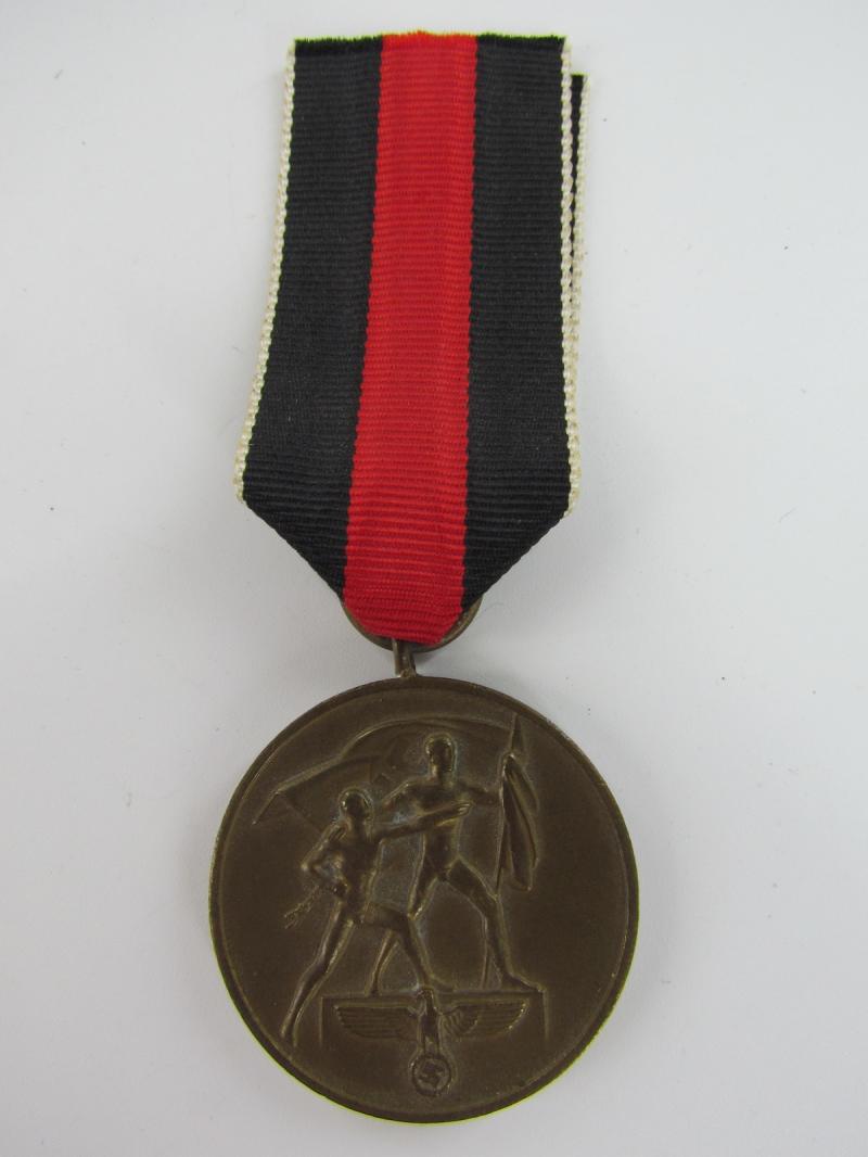 Anschluss Sudetenland 1. Oktober 1938 Medal