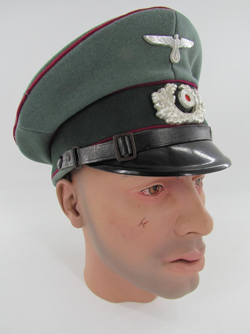 Wehrmacht Nebel Troops (Nebeltruppen) EM/NCO visor cap