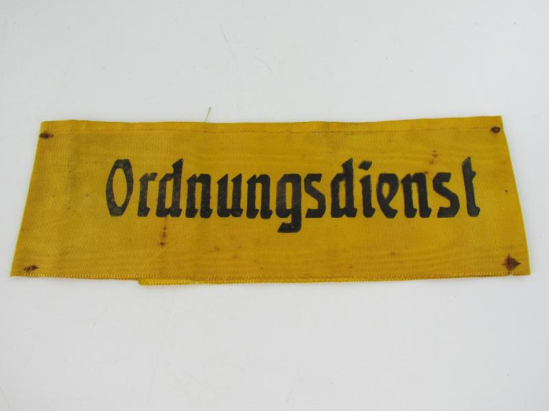 Ordnungsdienst yellow Armband ( Brassard )