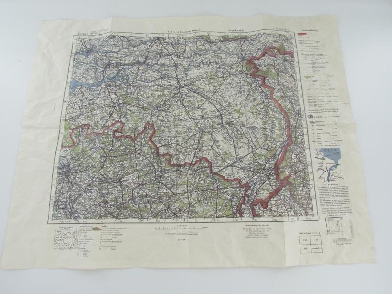 German Military Road Map ....Holland -Brabant-Limburg