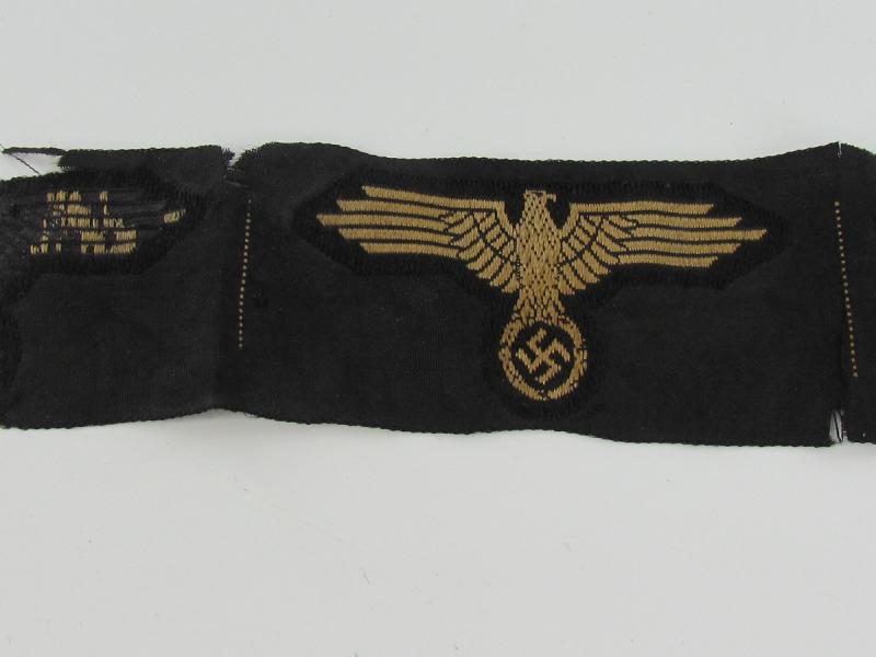 Waffen SS unissued Tropical Cap Eagle.....Rare