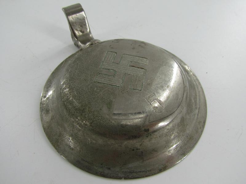 German Trench Art Beer Mug Lid