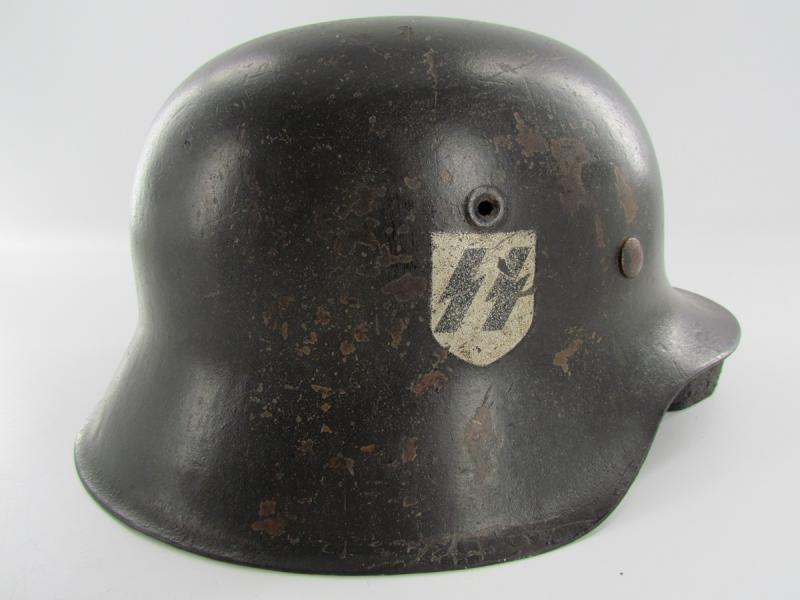 Waffen SS M42 EF64 Single Decal Helmet