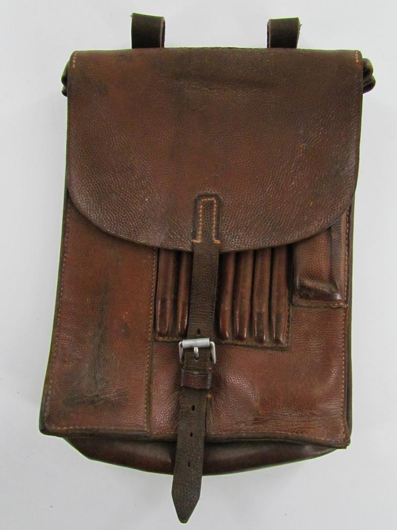 German WW2 Brown Leather Map Case