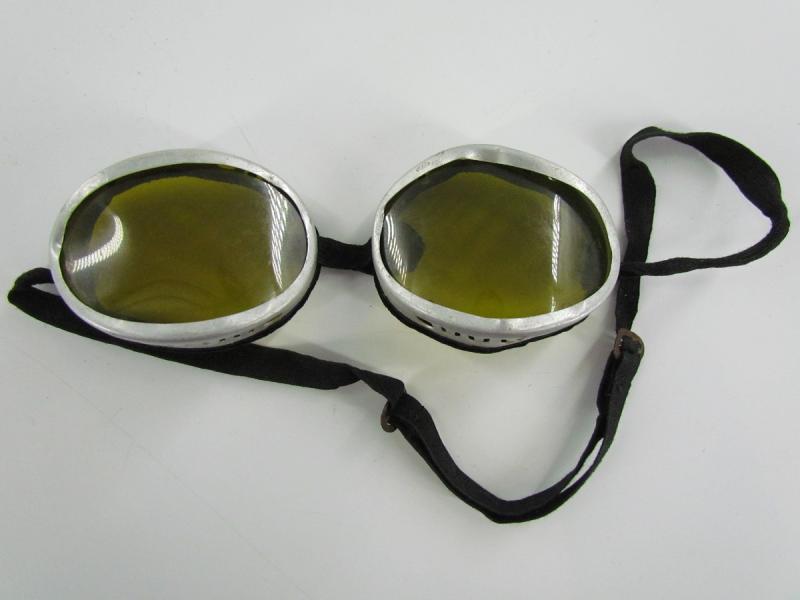 WH/SS aluminum Sun/Dust Goggles