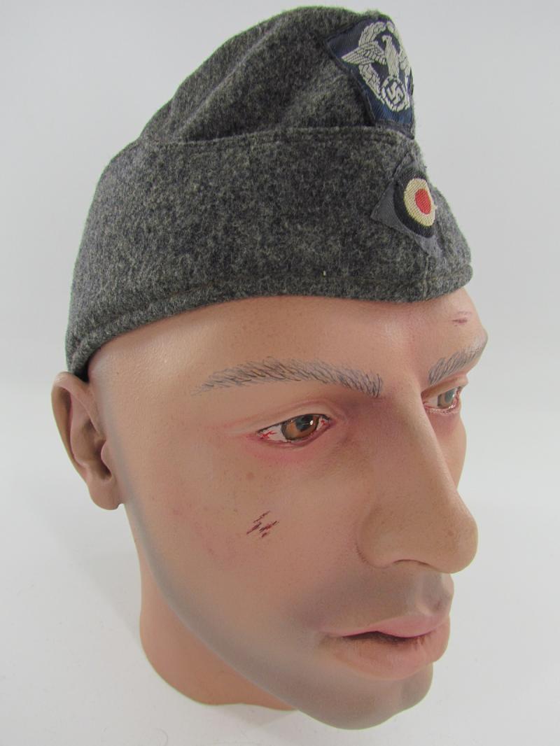 Wehrmacht Luftschutz ( Air Defence ) Police EM/NCO Overseas Cap