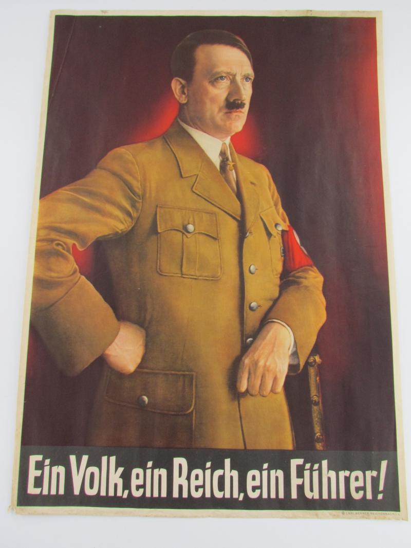 'Ein Volk, ein Reich, ein Führer!' Propaganda Poster