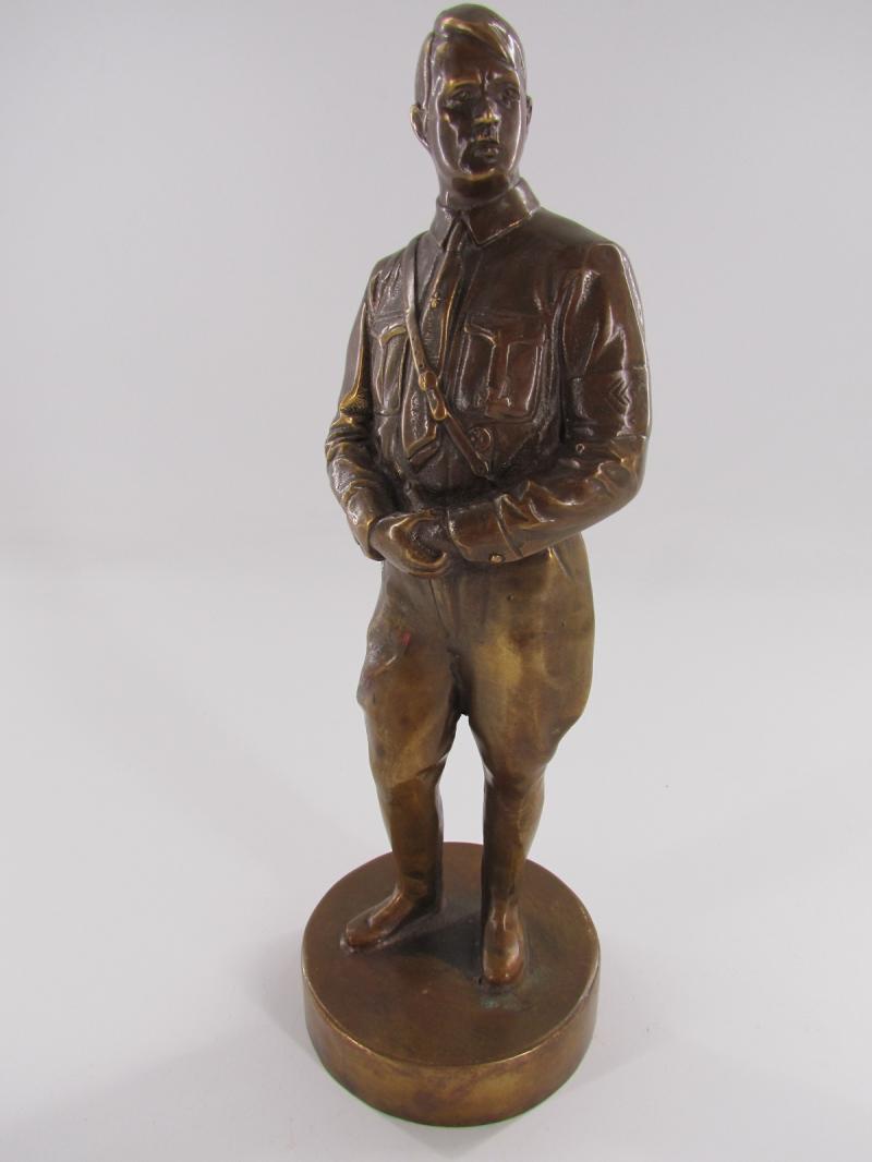 Brass material Statue of Adolf Hitler