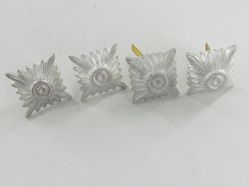 4x 12 mm Rank Pips for Wehrmacht or Waffen-SS