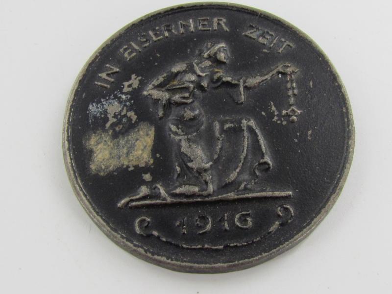 German Medal - In Eiserner Zeit 1916