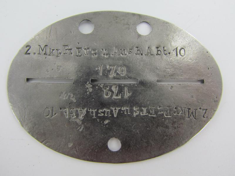 Wehrmacht Panzer Dog-Tag