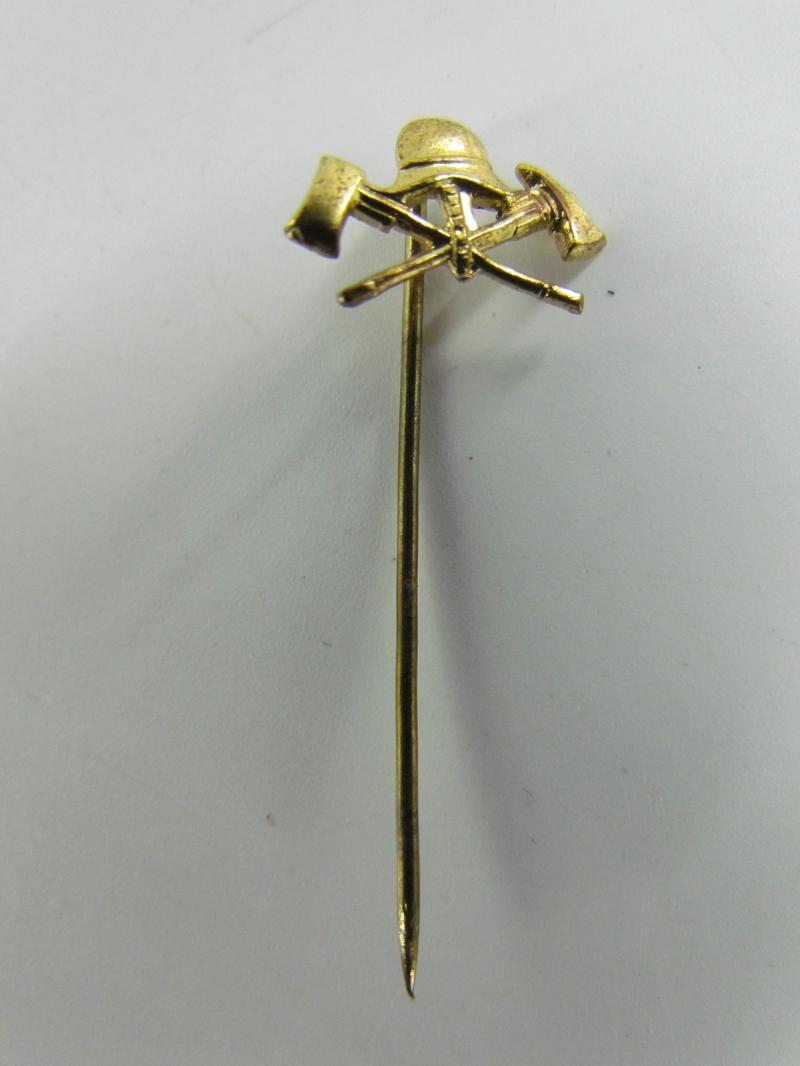 German Fireman's stick pin