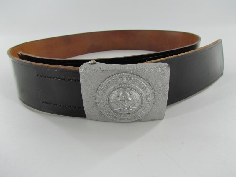 German Fireman's Fire Brigade Belt With Buckle