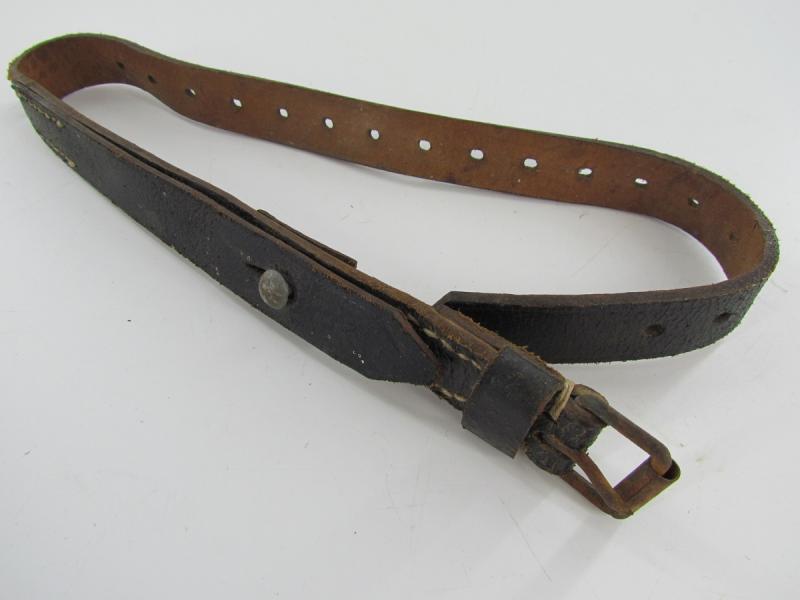 WH/SS Leather Messkit strap (Mantelriemen)...marked