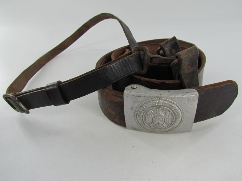 Hitler Jugend Belt With Buckle and Shoulder Strap ..RZM Marked