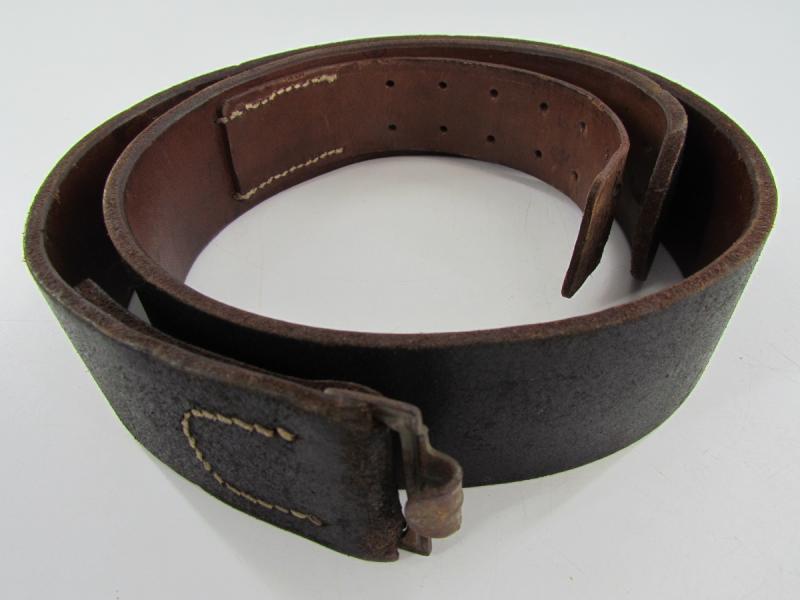 MV40-45 | WH/SS Leather Equipment belt Marked