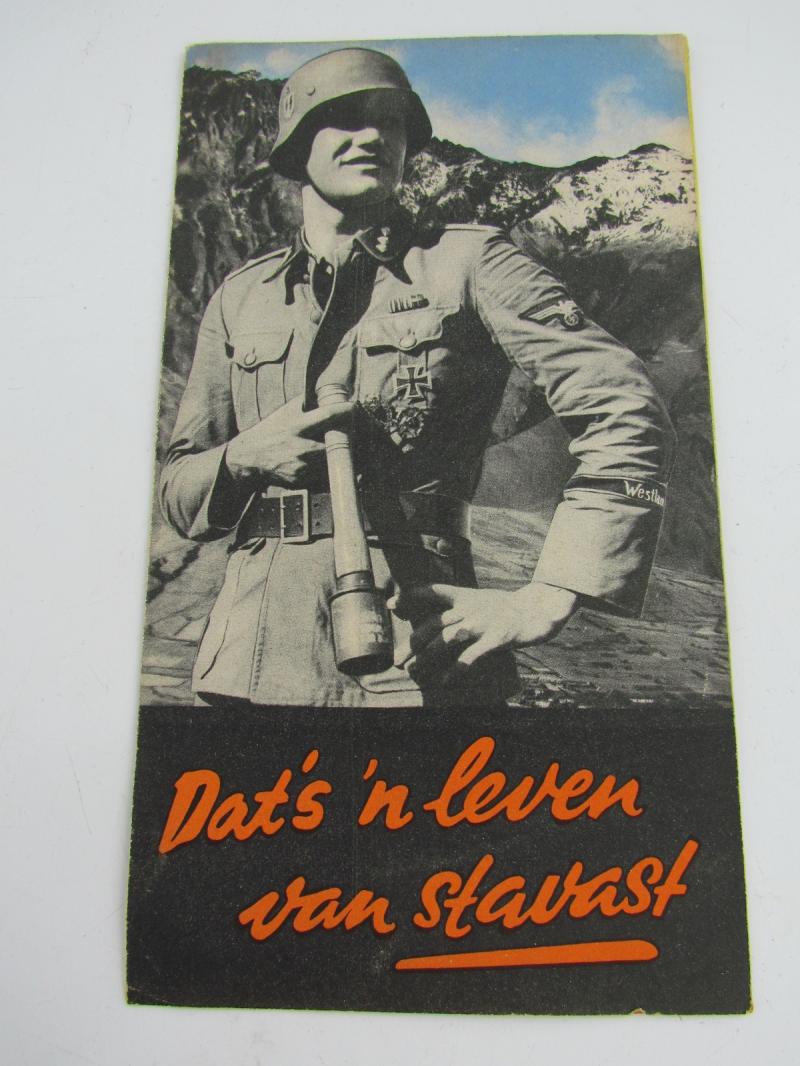 Dutch 'Waffen-SS' Recruitment Flyer/Poster