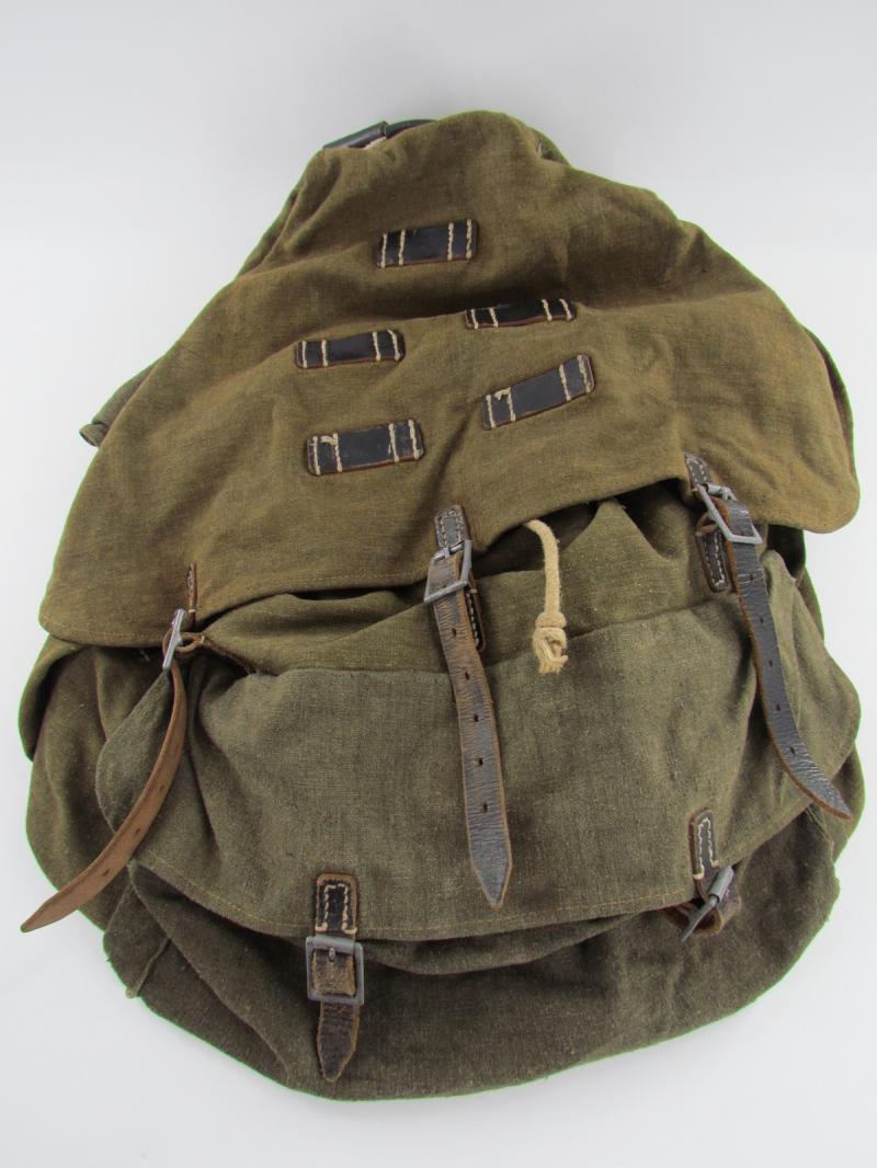 Late war Gebirgsjäger backpack mint condition RB Numbered