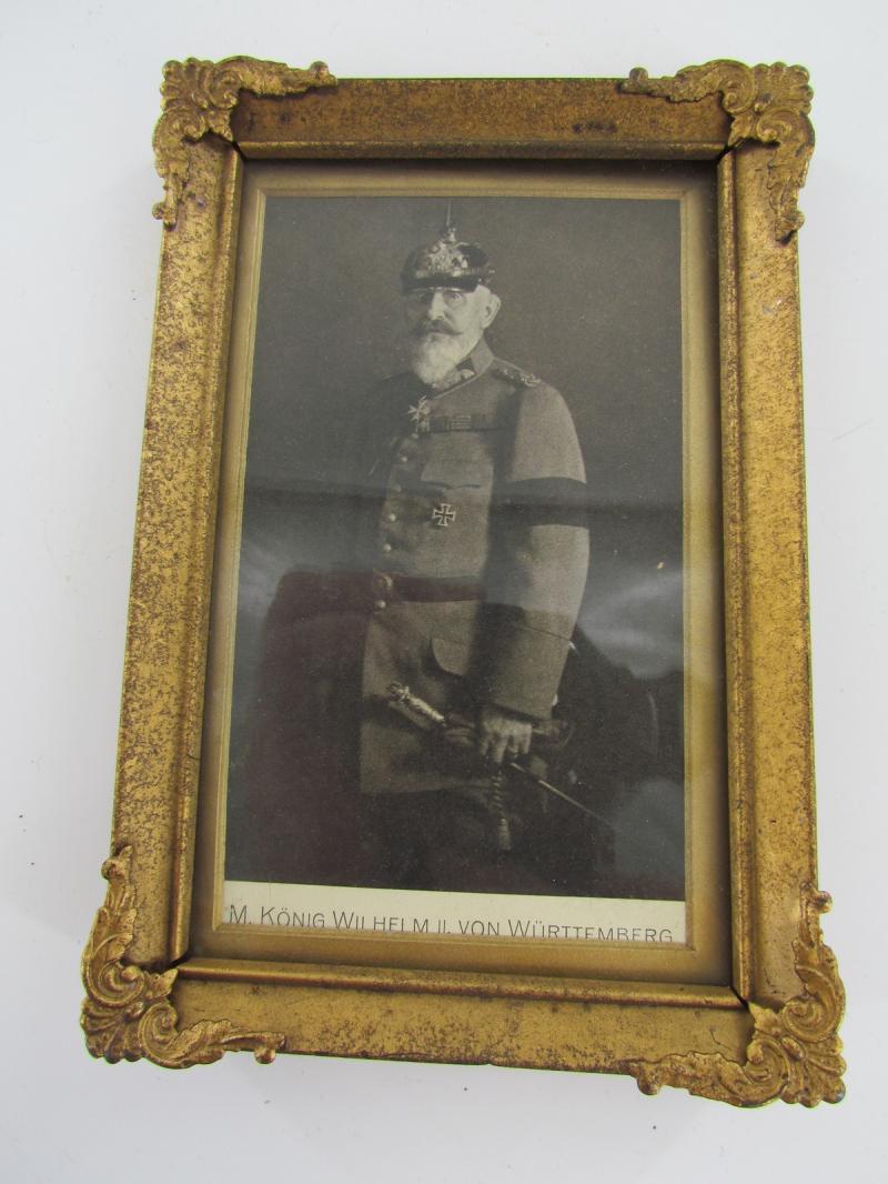 King Wilhelm II From Württemberg Picture in Frame