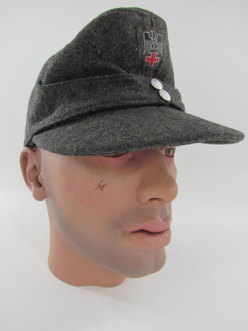 German DRK M43 Style Cap Marked 1945