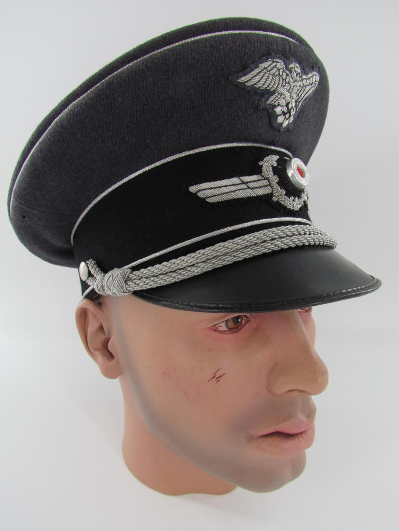 RLB/Luftschutz Air Protection League Officers Visor Cap...Rare