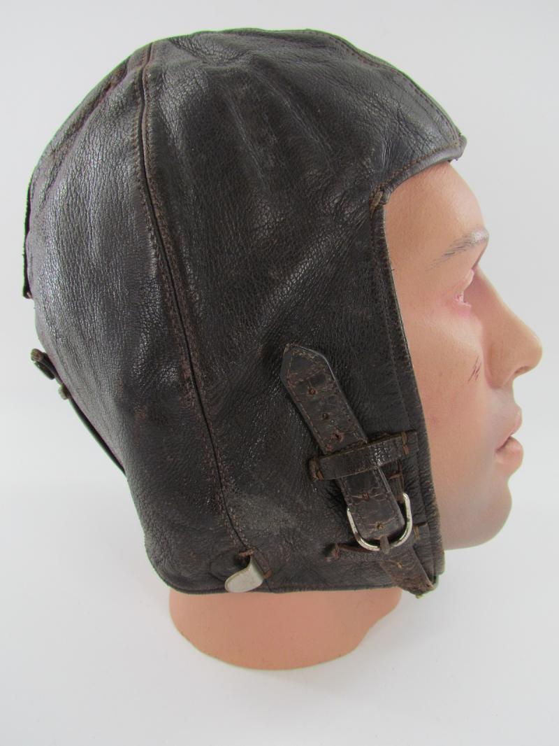 Luftwaffe FK33 Flight Crews Leather Winter Helmet