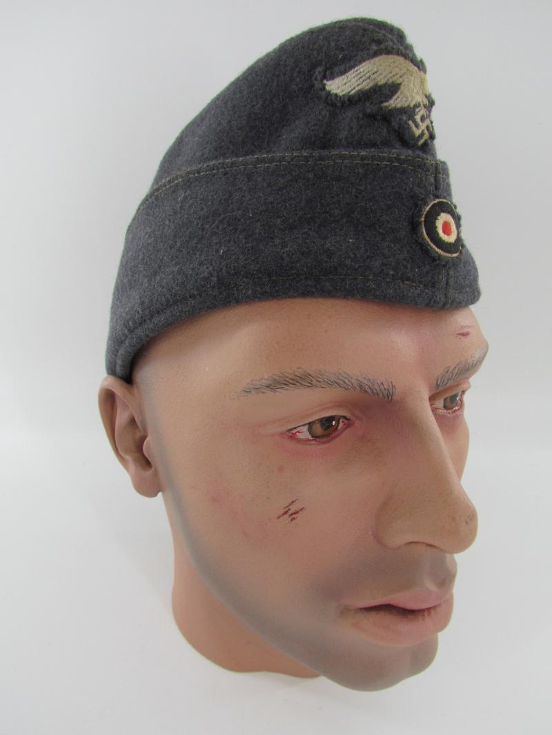 Luftwaffe EM/NCO's Overseas Cap Marked 1942