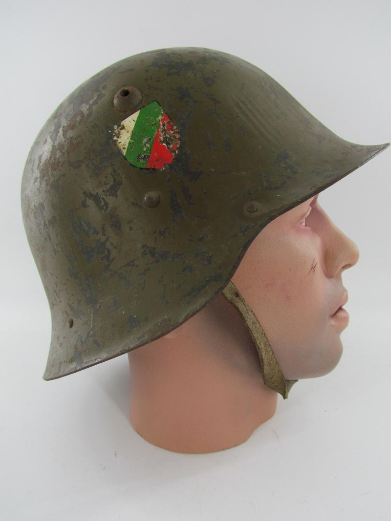 Bulgarian WW2 M36 helmet in original paint