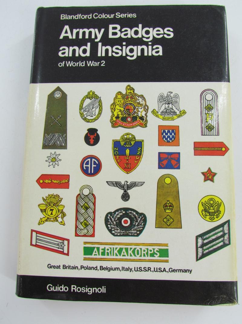 Blandford Colour Series (Blandford Press) Army Badges And Insignia