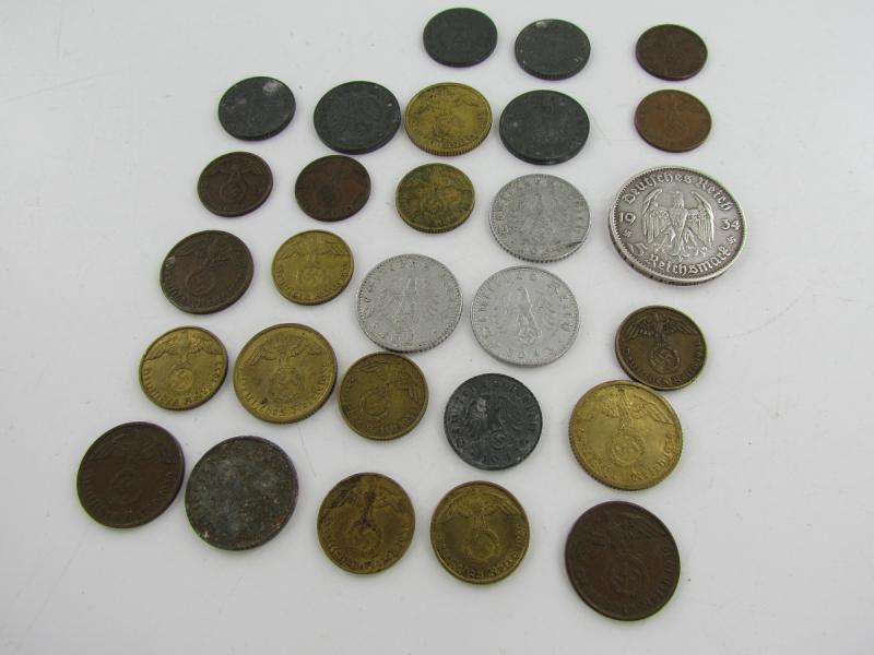 German WW2 Era Several Coins