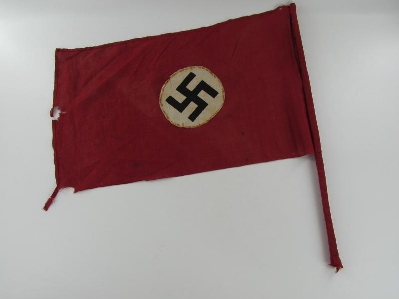 Homemade NSDAP Party Flag With Swastika