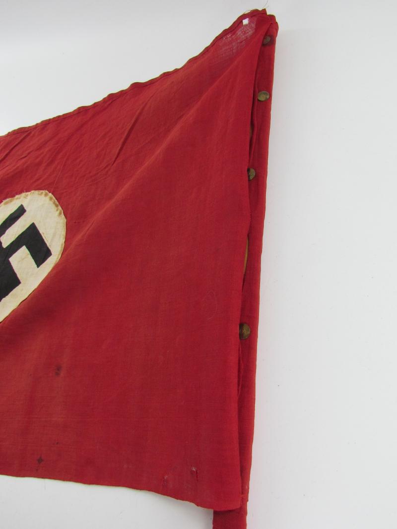 MV40-45 | Homemade NSDAP Party Flag With Swastika