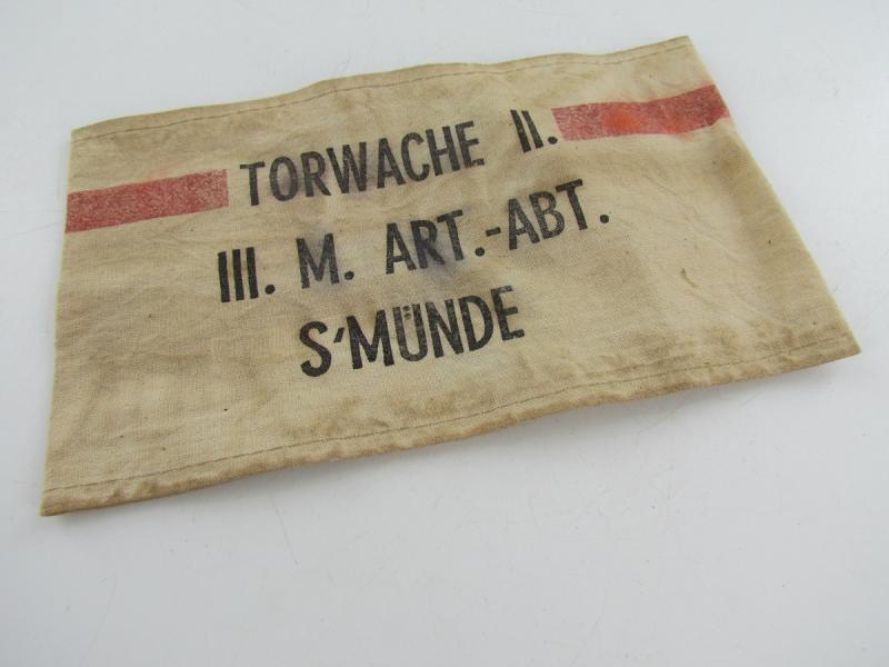 Gate Guard Bracelet ( Armband ) Swinemünde 1944