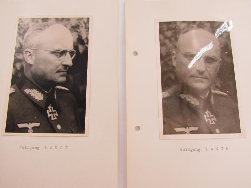 2 x Original Photos From Knight's Cross Bearer Wolfgang Lange