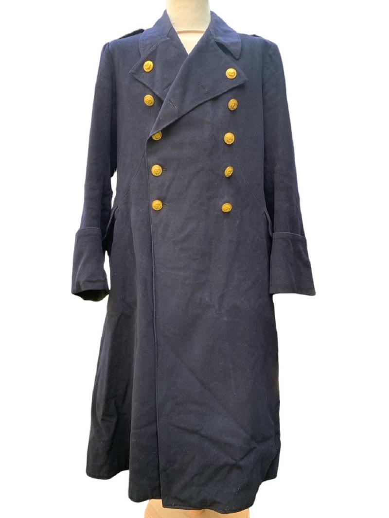 Kriegsmarine Officers Greatcoat With Insignia Maker Marked