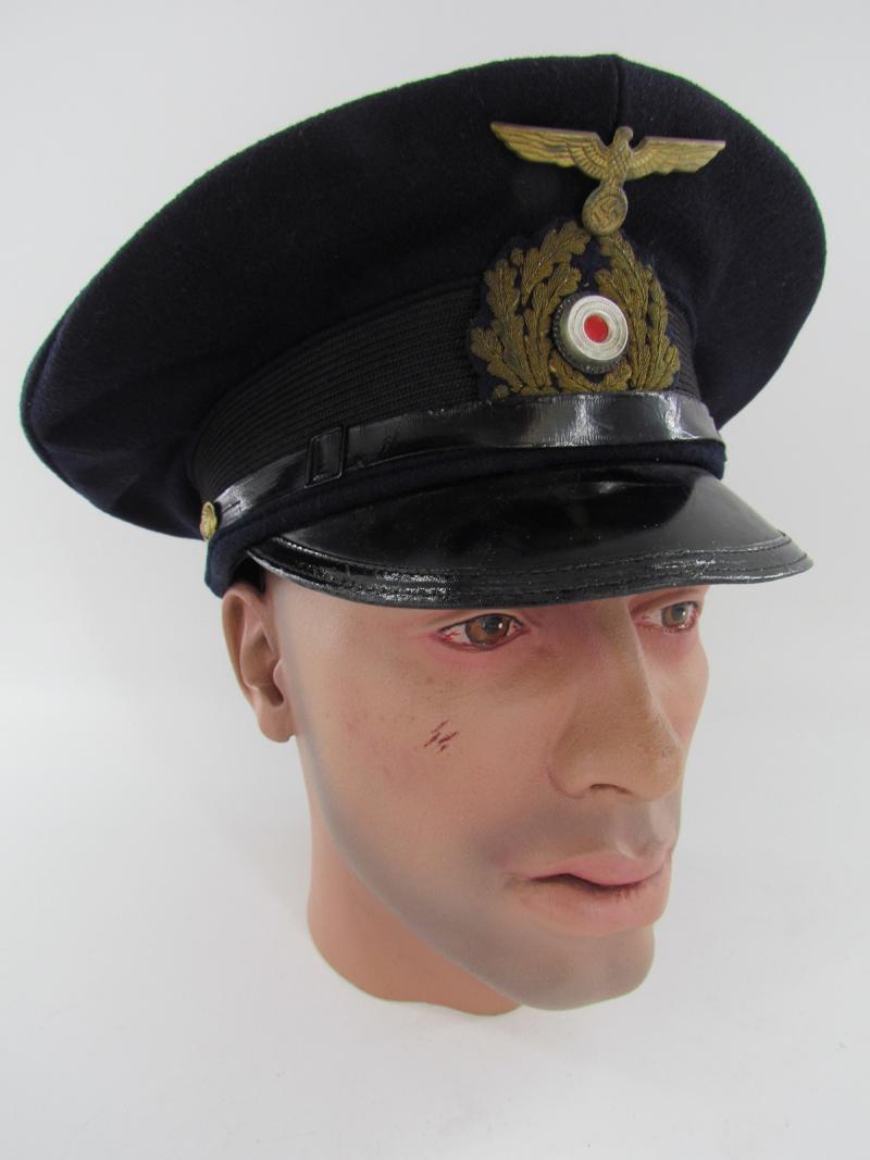 Kriegsmarine EM/NCO Visor Cap