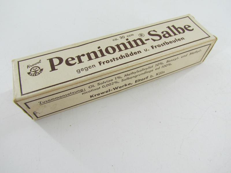 WW2 Era Pernionin ointment box