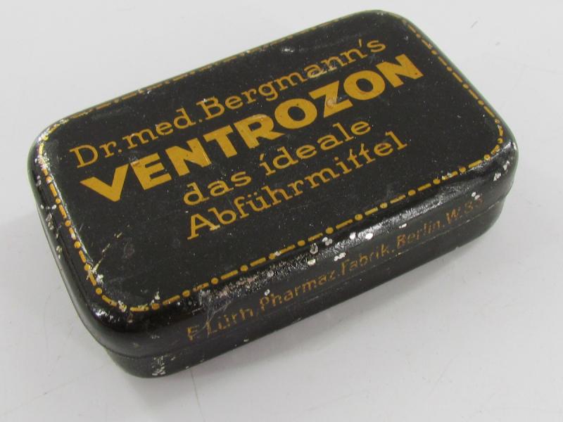 Vintage Era Ventrozon Tin Case