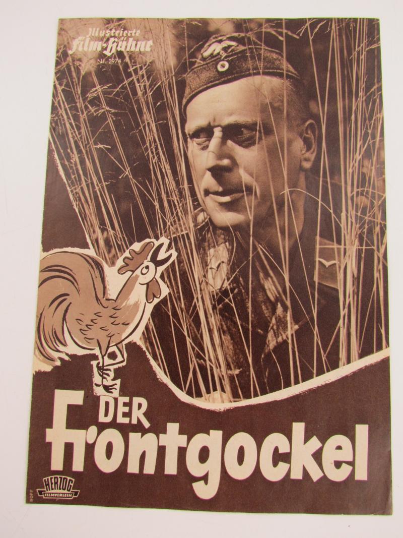 Original Movie Flyer From German Movie Der Frontgockel 1955