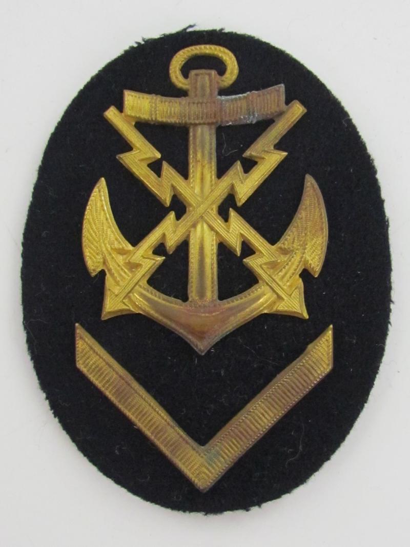 Kriegsmarine Senior Teletypist Nco's Career Sleeve Insignia