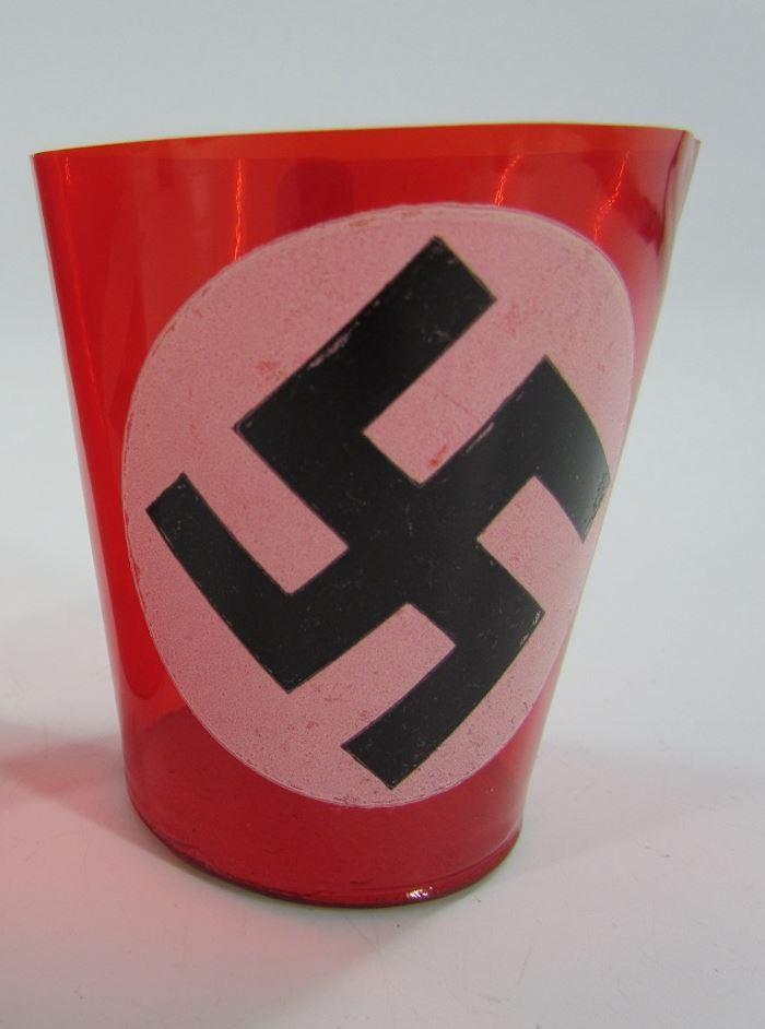 NSDAP Political Party Celluloid Candle Holders, Original