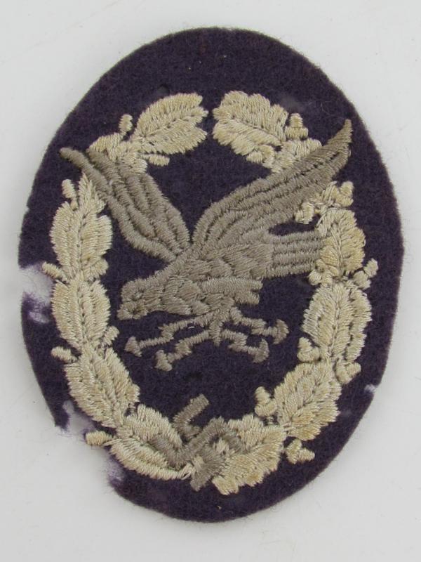 Luftwaffe Radio Operator & Air Gunner Cloth Badge