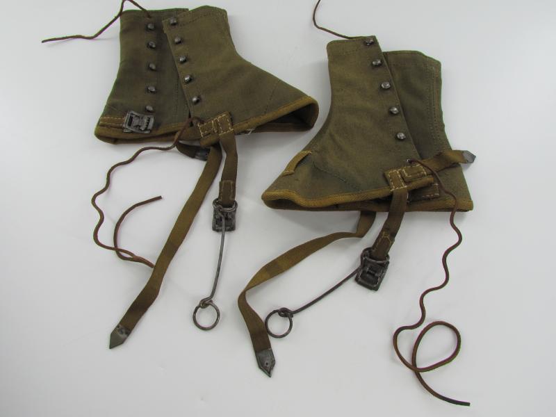 Waffen-SS 'Gebirgsjäger' Canvas Styrian Gaiters