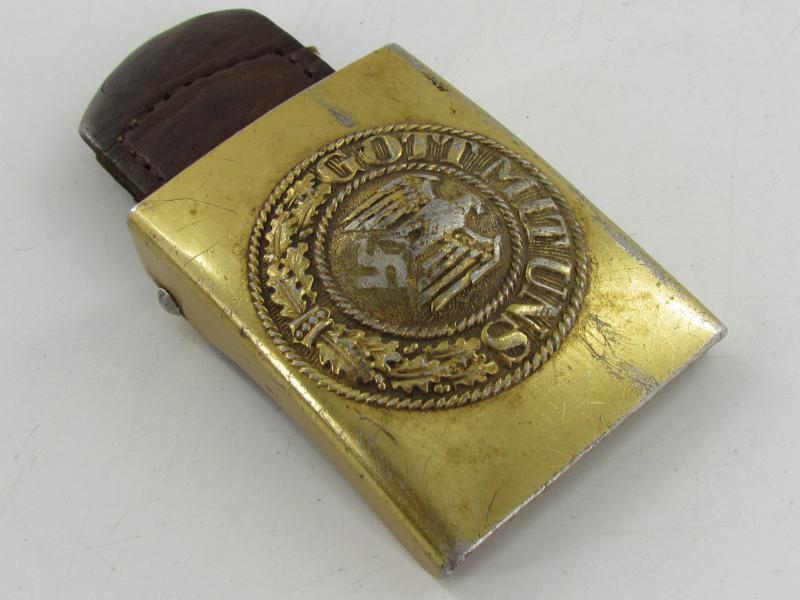 Tabbed Aluminium Kriegsmarine Belt Buckle by Richard Sieper & Söhne