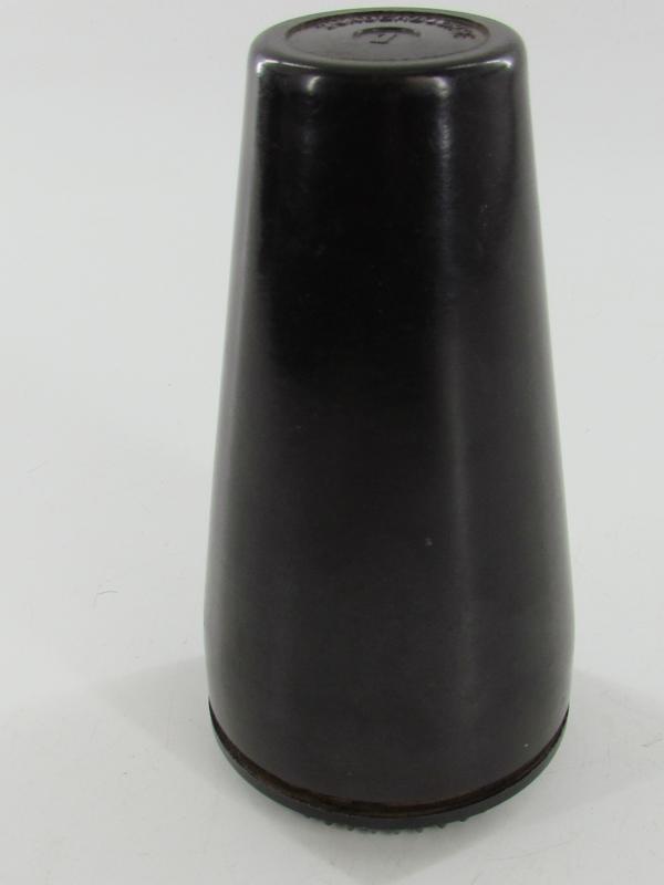 German Chocolate Black Bakelite Zünderbüchse 1 ( Fuse Container )1938